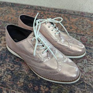 Cole Haan Grand Zero Grand Oxford Metallic Rose Gold